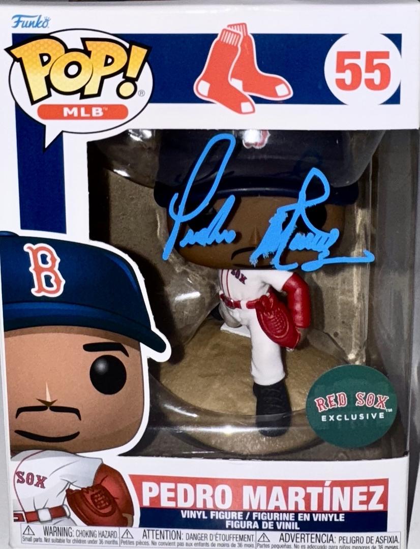 Pedro Martinez Signed Funko Pop #55 (Red Sox) - Beckett COA